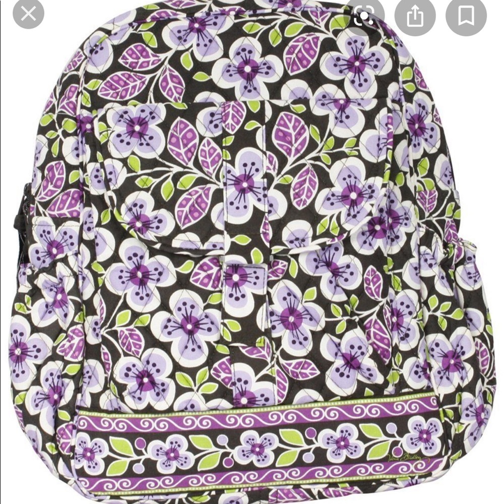 Vera Bradley Plum Petals Small backpack